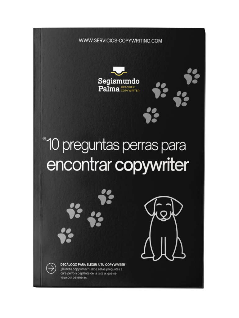 Portada del eBook «10 preguntas perras para elegir a tu copywriter» — guía gratis para que empresarios inconformistas encuentren a su copywriter ideal