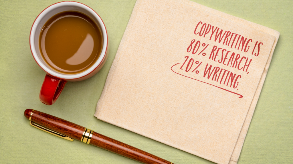 investigación en mis servicios copywriting